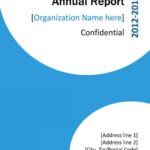 Cover Page For Annual Report Template