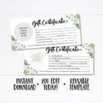 Custom Gift Certificate Template