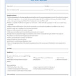 Customer Visit Report Format Templates