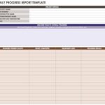 Daily Site Report Template