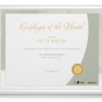 Employee Of The Month Certificate Templates