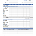 Expense Report Spreadsheet Template