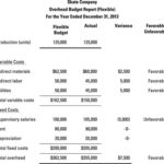 Flexible Budget Performance Report Template