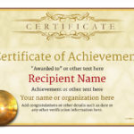 Free Certificate Of Excellence Template