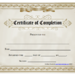 Free Printable Certificate Of Achievement Template