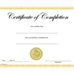 Free Printable Certificate Of Achievement Template