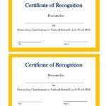 Free School Certificate Templates