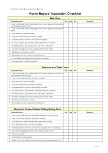Home Inspection Report Template Free