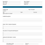 Incident Report Form Template Doc