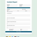 Incident Report Form Template Doc