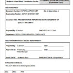 Incident Report Form Template Doc