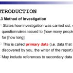 Introduction Template For Report