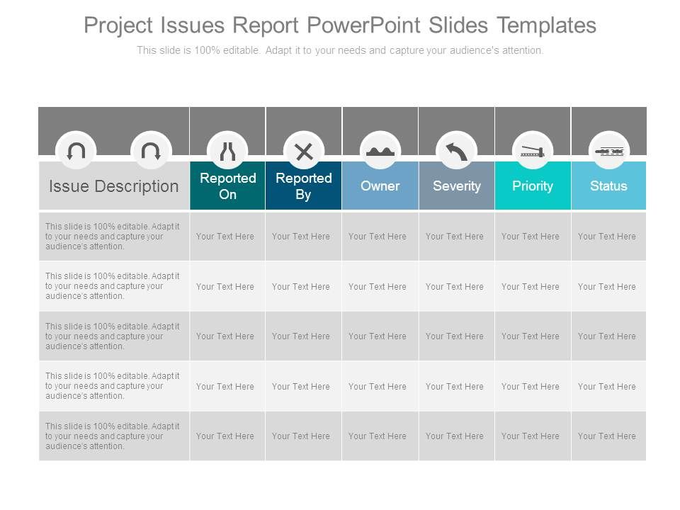 It Issue Report Template