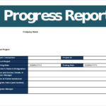 It Progress Report Template