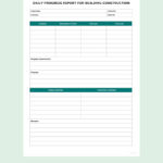 It Progress Report Template