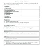 It Support Report Template