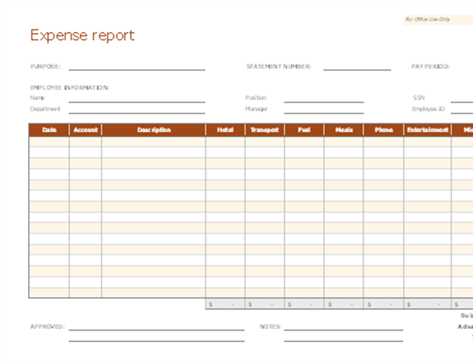 It Support Report Template