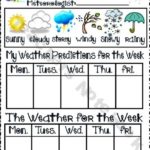 Kids Weather Report Template