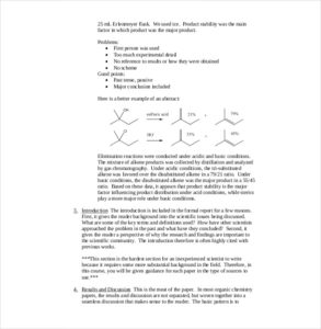 Lab Report Template Chemistry (5) - PROFESSIONAL TEMPLATES ...