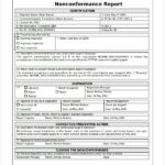 Machine Shop Inspection Report Template