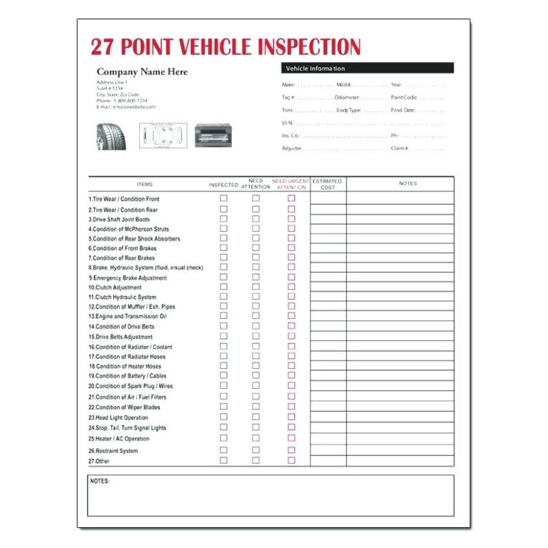 Machine Shop Inspection Report Template