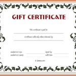 Microsoft Gift Certificate Template Free Word