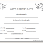 Microsoft Gift Certificate Template Free Word