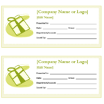 Microsoft Gift Certificate Template Free Word