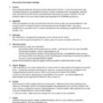 Monitoring And Evaluation Report Template