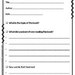 Nonfiction Book Report Template