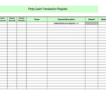 Petty Cash Expense Report Template