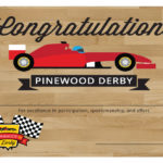 Pinewood Derby Certificate Template