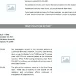 Private Investigator Surveillance Report Template