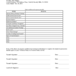 Property Management Inspection Report Template