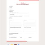 Quality Non Conformance Report Template