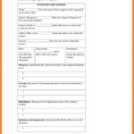 Rapporteur Report Template