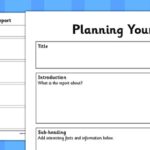 Report Writing Template Ks1