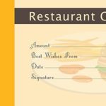 Restaurant Gift Certificate Template