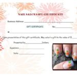 Salon Gift Certificate Template