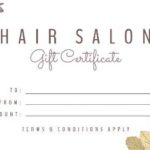 Salon Gift Certificate Template