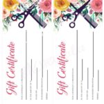 Salon Gift Certificate Template