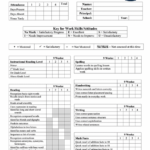 School Report Template Free