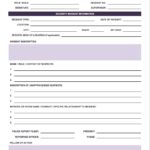 Serious Incident Report Template