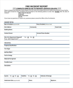 Image 7 for Serious Incident Report Template