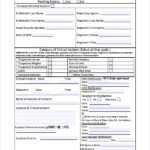 Serious Incident Report Template