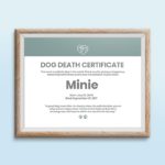 Service Dog Certificate Template