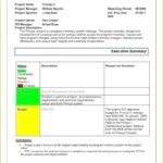 Software Development Status Report Template