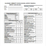 Student Grade Report Template