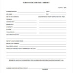 Superintendent Daily Report Template