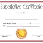 Superlative Certificate Template